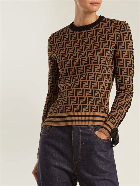 fendi sweater gold eyes|fendi clothing for women.